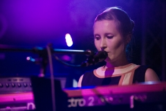 Danielle Wadey playing with Cinerama at the The Edge of the Sea mini festival at Concorde2, Brighton - 24 Aug 20130824 2013